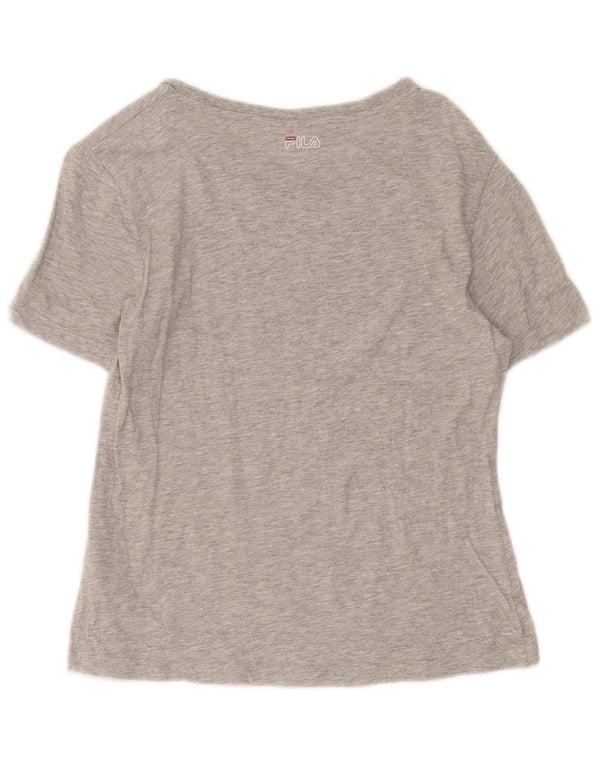 Fila Camiseta gráfica para niñas 13-14 años Grande Gris Algodón