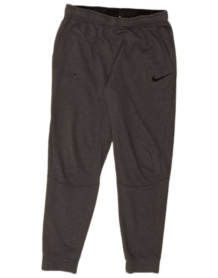 Nike Hombre Dri Fit Chándal Pantalones Joggers Pequeño Gris