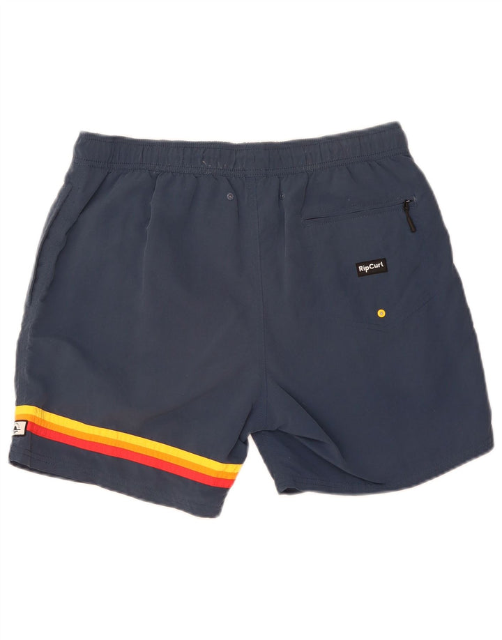 Rip Curl Hombre Bañador Corto Poliamida Rayas Azul Marino Mediano