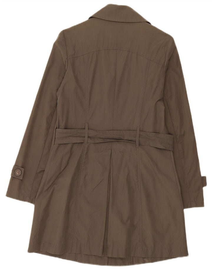 Gabardina Sisley Mujer IT 42 Algodón Caqui Medio