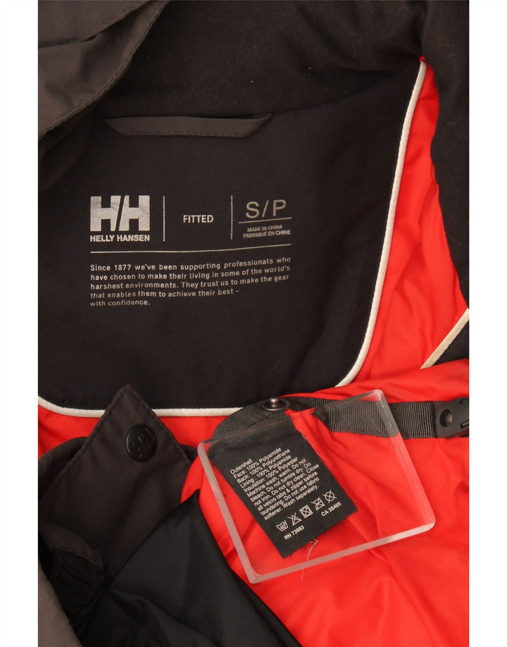 Helly Hansen Chaqueta cortavientos con capucha para hombre UK 36 Small Grey Colourblock