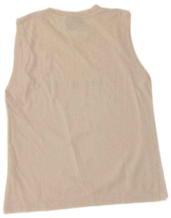 Champion Camiseta sin mangas gráfica para niños 11-12 años Beige