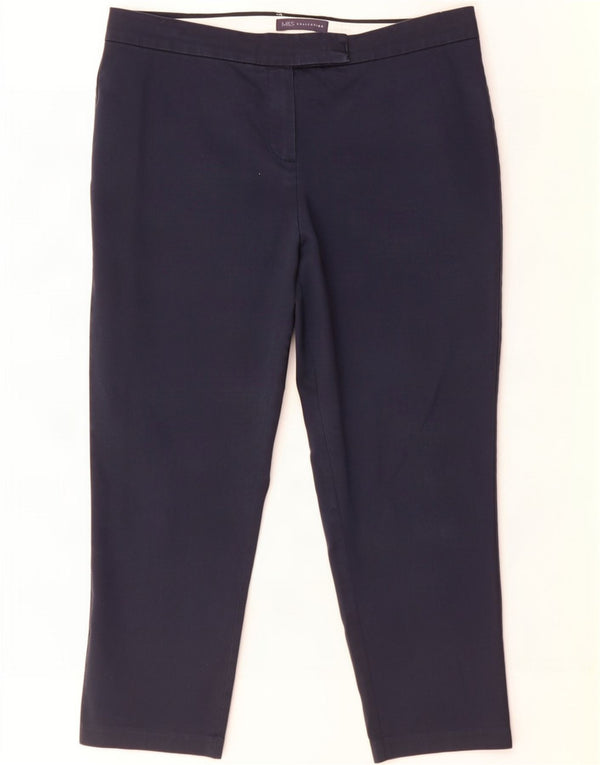 Marks & Spencer Pantalones cortos para mujer UK 40 Large W32 L23 Azul marino