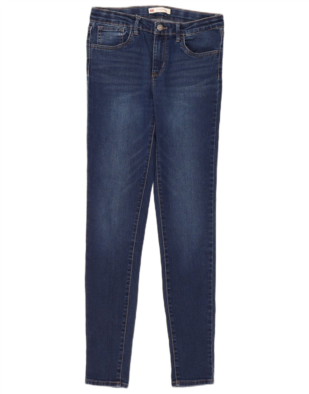 LEVI'S Womens 710 Super Skinny Jeans W28 L30 Blue