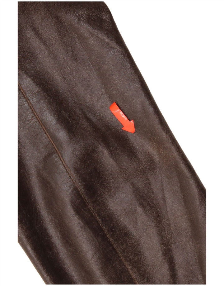 Massimo Rebecchi Chaqueta Blazer de 2 Botones para Mujer IT 46 Grande Marrón