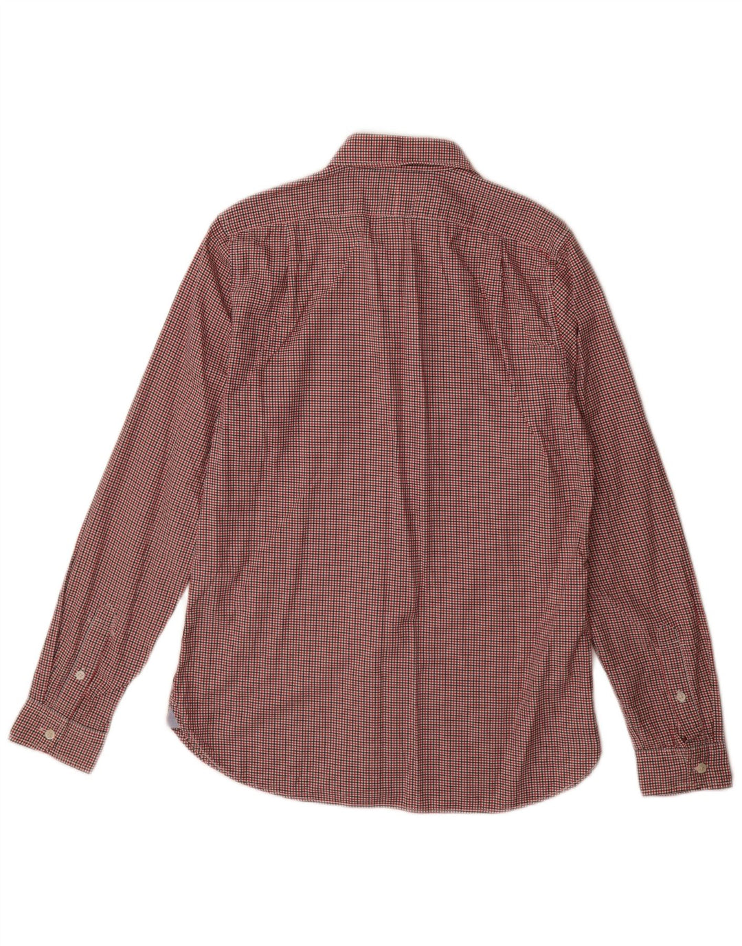 POLO RALPH LAUREN Camisa de franela para hombre Algodón a cuadros rojos pequeños