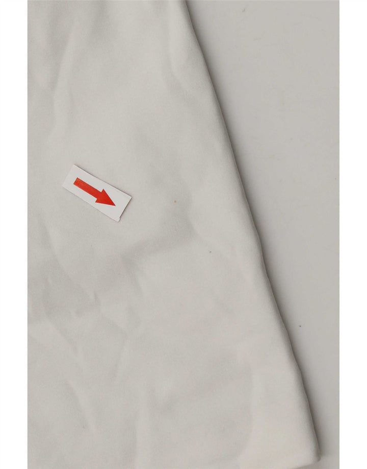 Zara Mujer Shorts Chinos XS W24 Blanco Poliéster