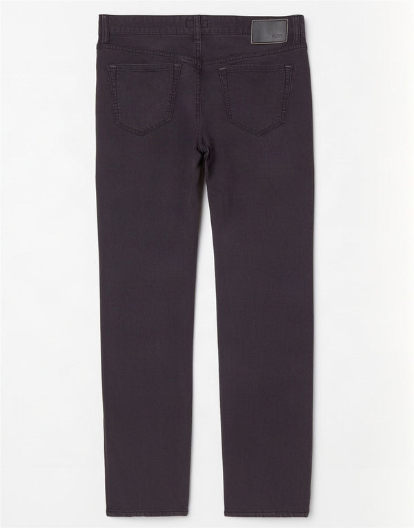 Hugo Boss Hombre Pantalones Casuales Rectos W33 L32 Algodón Azul Marino
