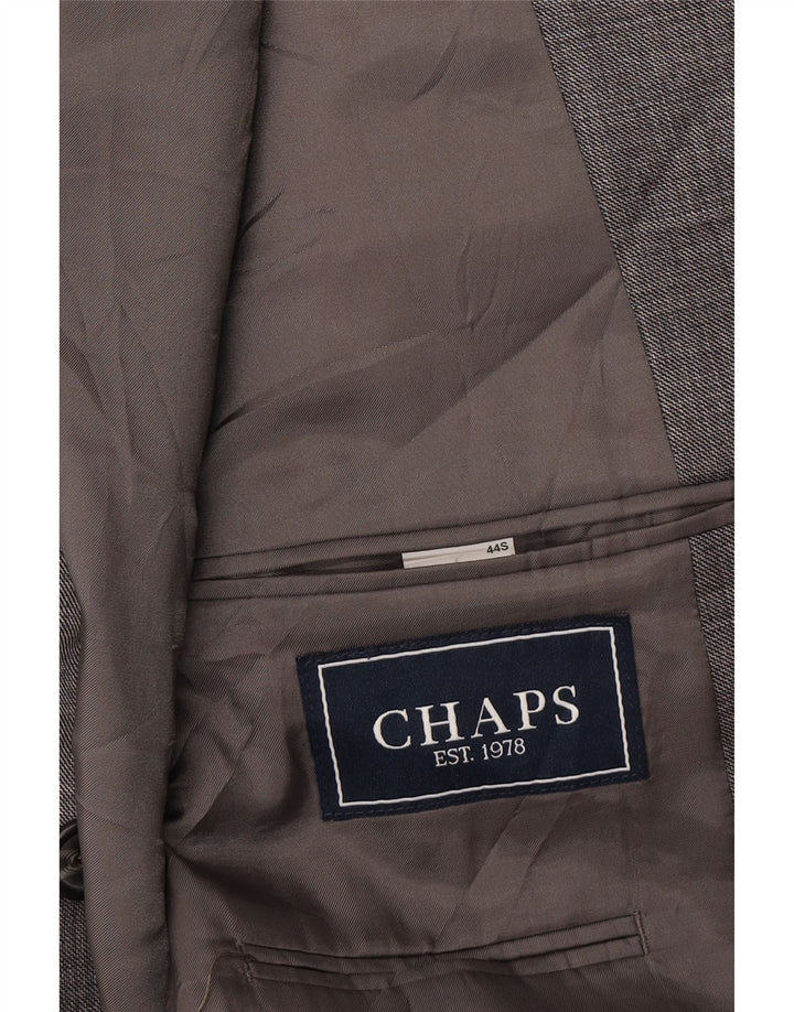 Chaps Chaqueta tipo blazer de 2 botones para hombre UK 44 2XL Lana gris