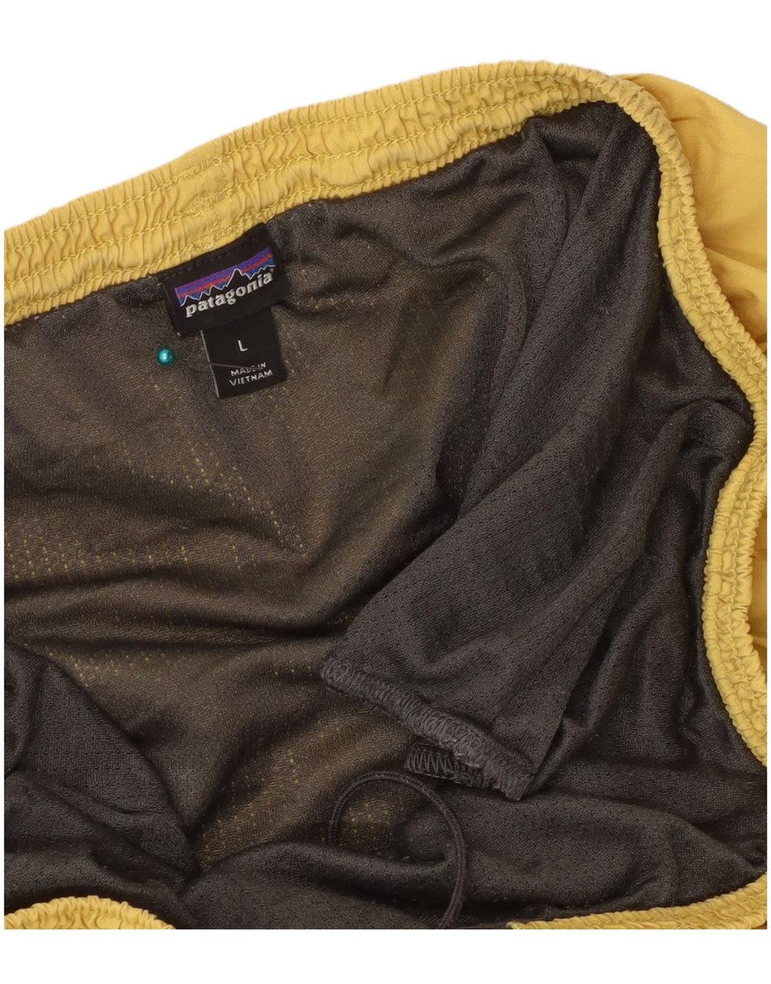 Pantalones cortos deportivos Patagonia para hombre amarillo grande