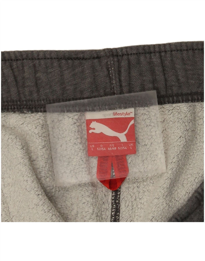 Puma Pantalones De Chándal Gráficos Para Hombre Joggers Grande Gris