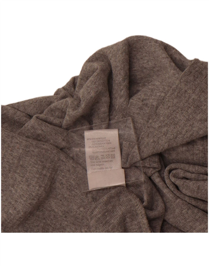 BUFFALO Camiseta Hombre Top Algodón Gris Medio