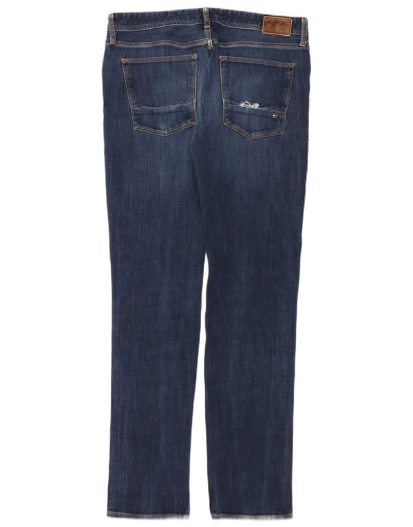 Tommy Hilfiger Vaqueros ajustados Bleecker para hombre W34 L36 Algodón azul