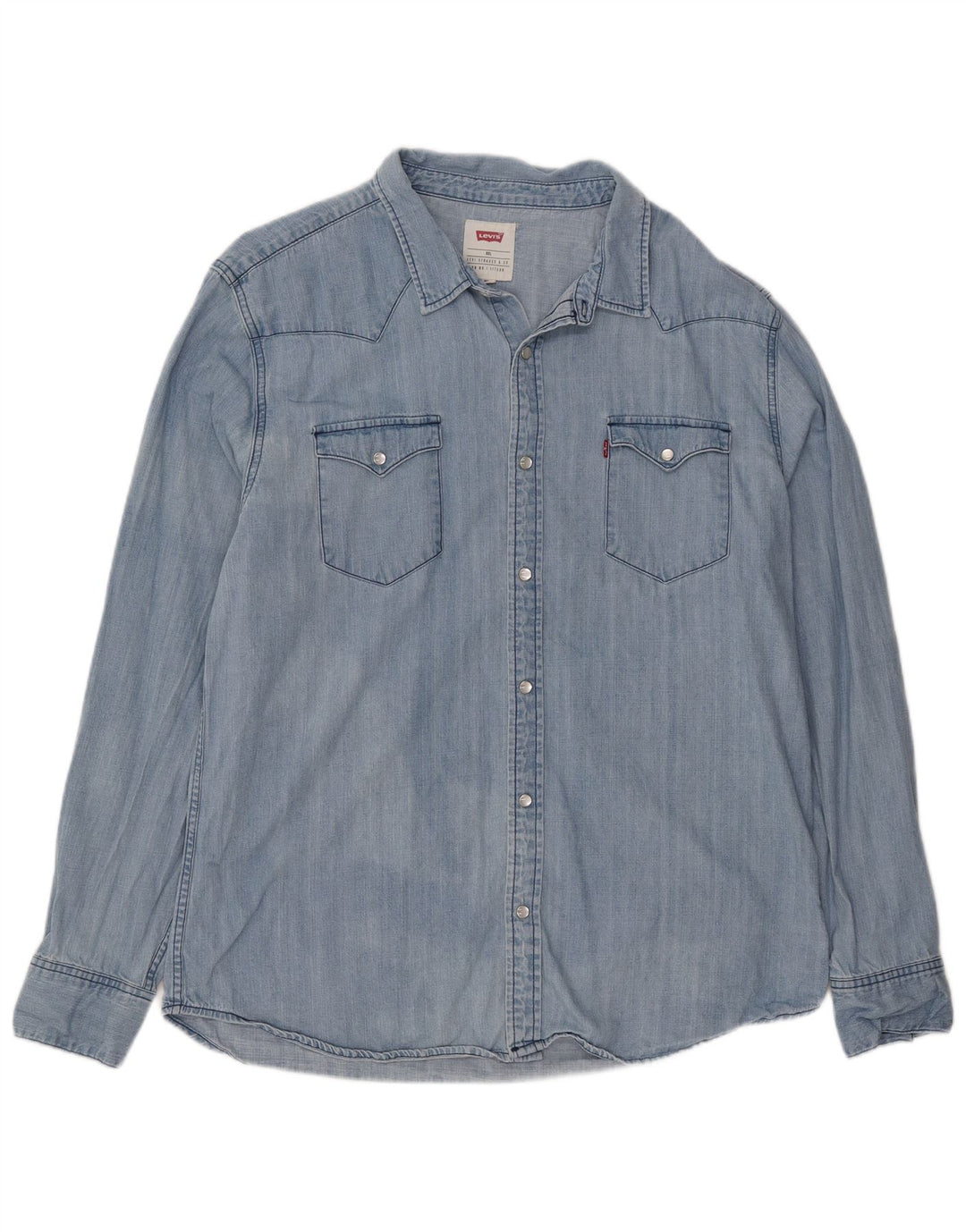 Levi's Camisa vaquera para hombre 2XL Algodón azul