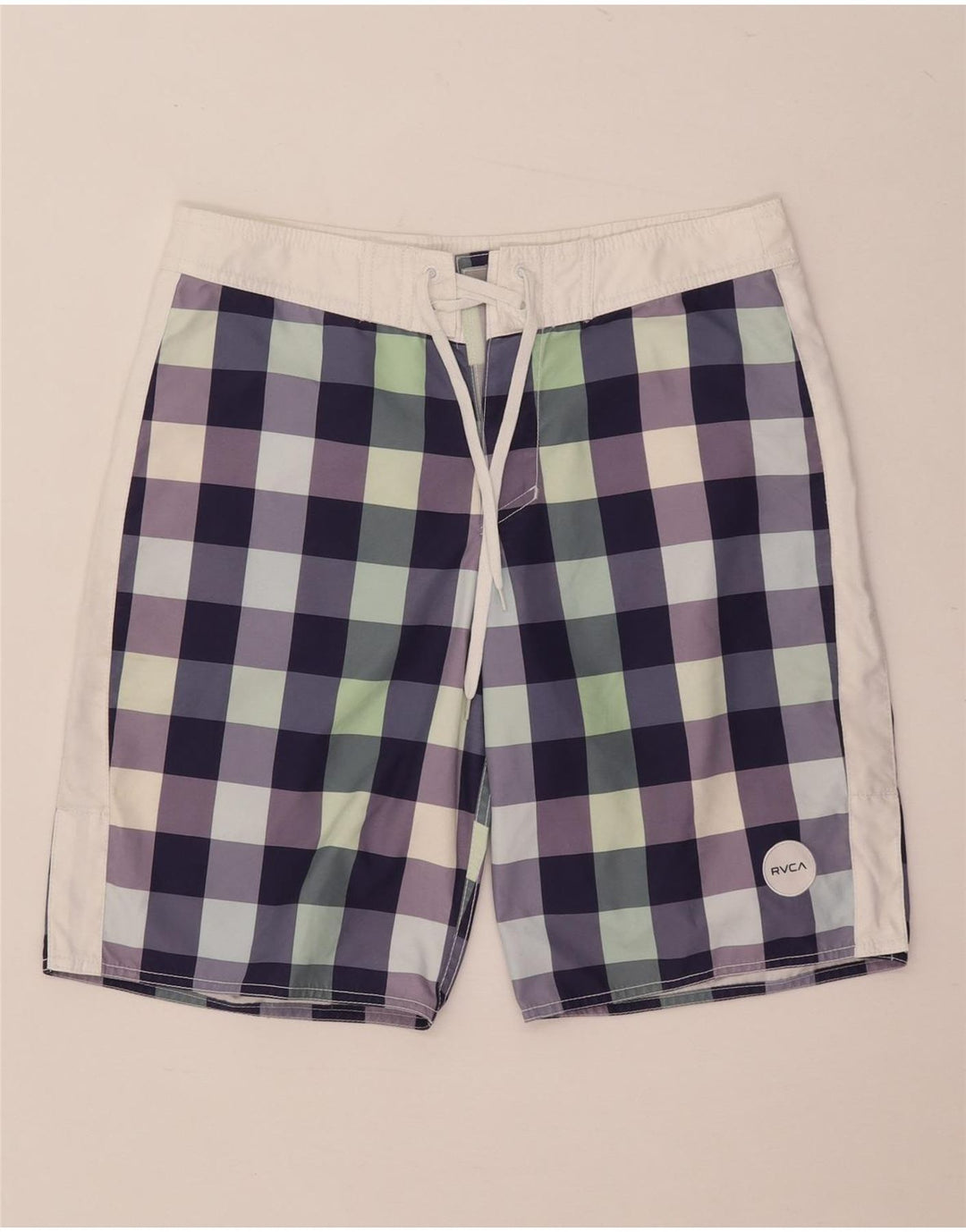 RVCA Bañador Hombre Mediano Vichy Multicolor Poliéster