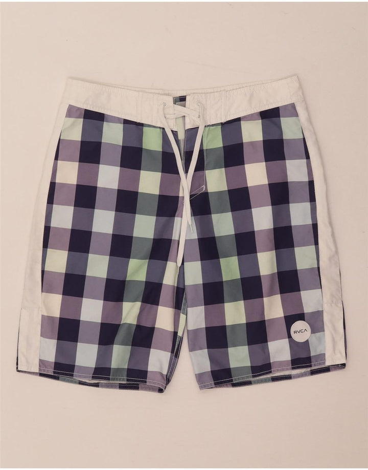 RVCA Bañador Hombre Mediano Vichy Multicolor Poliéster