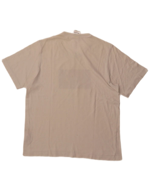 ADIDAS Camiseta gráfica para hombre Top grande de algodón blanco