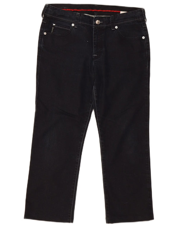Jeans Armani Mujer Rectos W29 L24 Azul Marino Algodón
