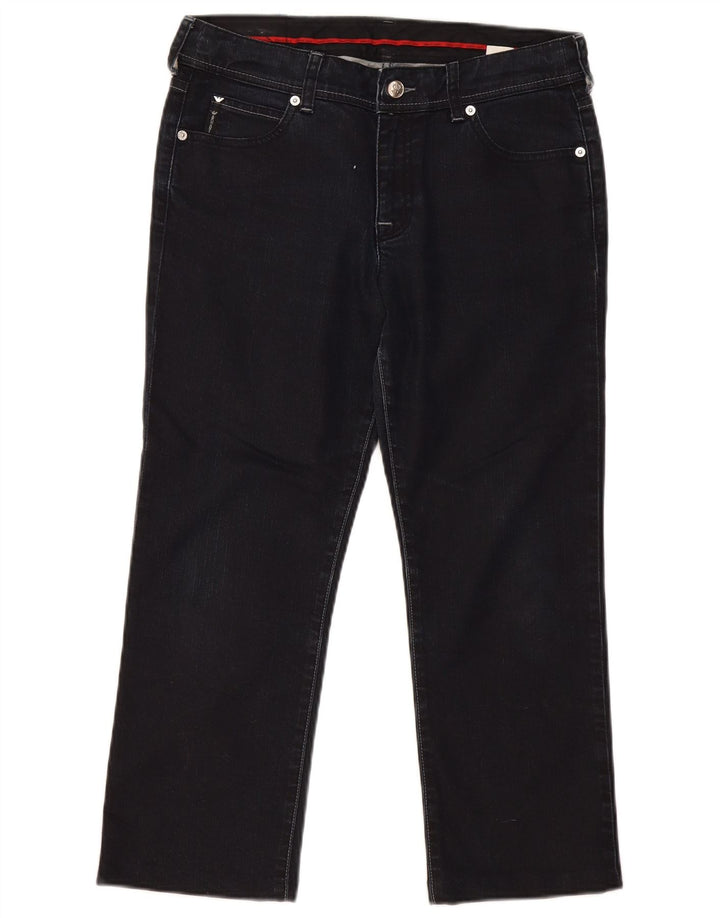 Jeans Armani Mujer Rectos W29 L24 Azul Marino Algodón