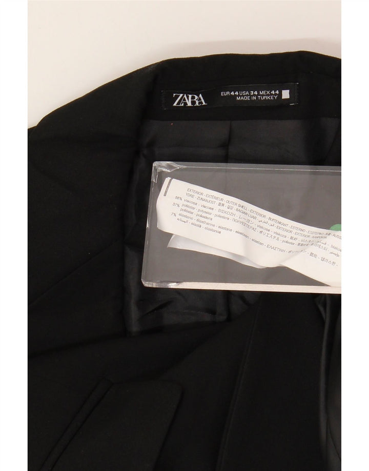 ZARA Chaqueta Blazer De 2 Botones Para Hombre EU 44 XS Viscosa Azul Marino