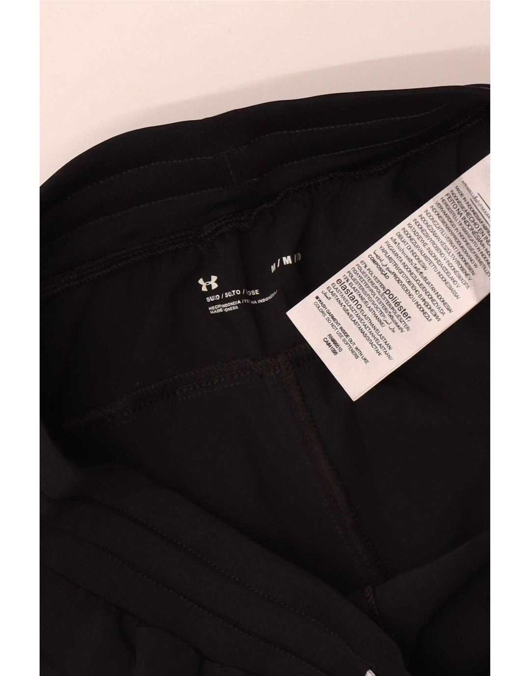 Under Armour Pantalones cortos deportivos con gráficos para hombre Poliéster negro mediano