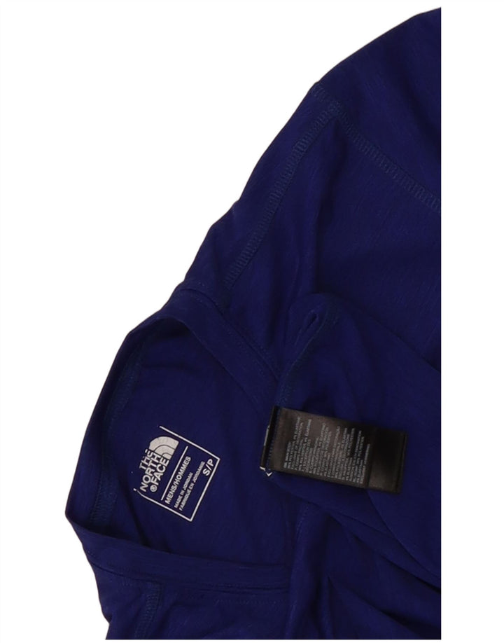 Camiseta The North Face Hombre Top Small Azul Moteado Poliéster