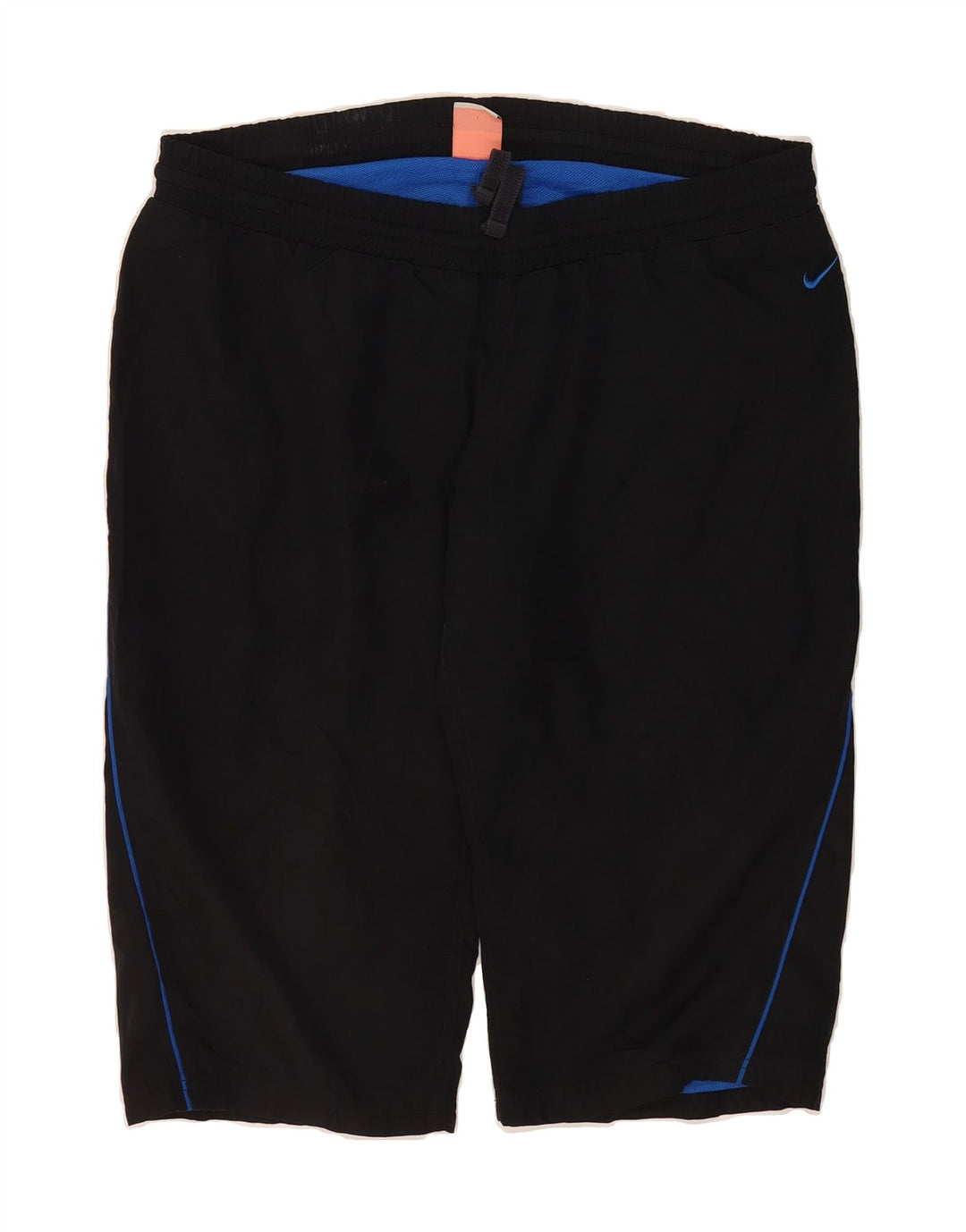 NIKE Womens Bermuda Sport Shorts UK 16/18 Large Black Polyester Vintage Nike and Second-Hand Nike from Messina Hembry 