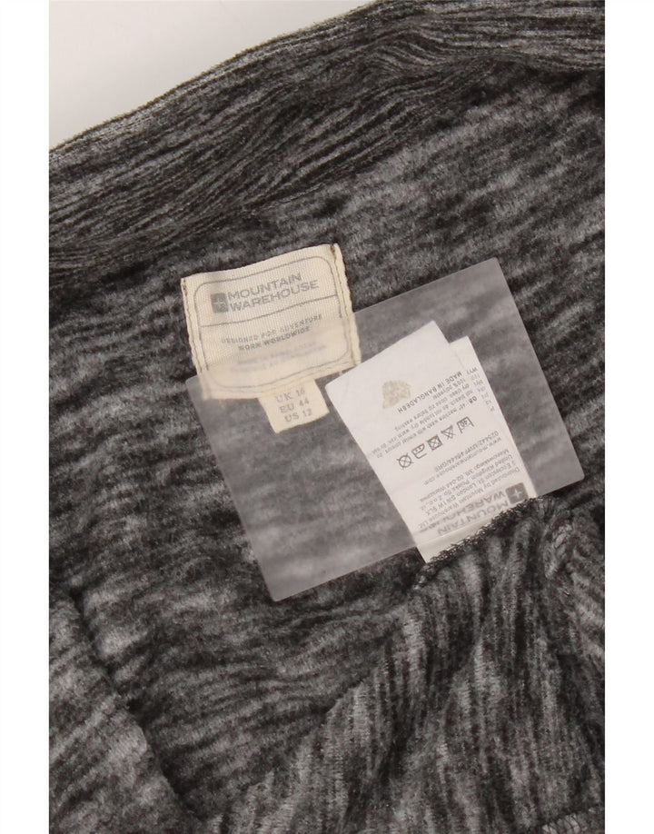 Chaqueta polar para mujer Mountain Warehouse UK 46 Grande Poliéster moteado gris
