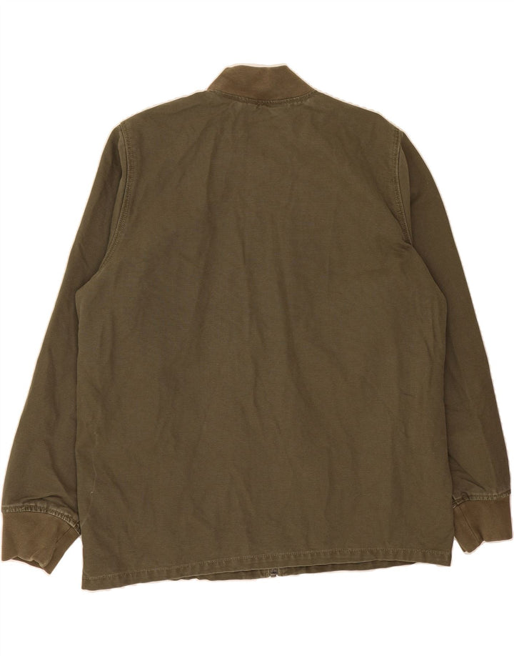 LEVI'S Mens Bomber Jacket UK 40 Large Khaki Cotton Vintage Levi's and Second-Hand Levi's from Messina Hembry 