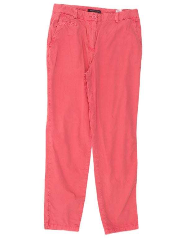 Marks & Spencer Pantalones chinos ajustados para mujer UK 10 Small W30 L28 Algodón rosa