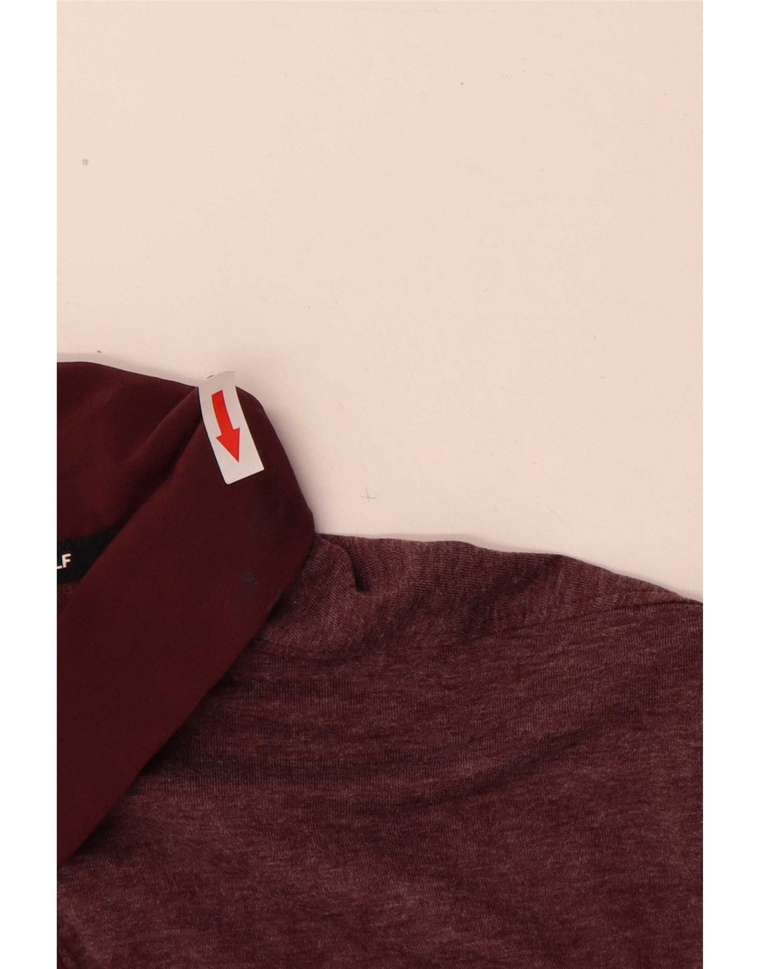 Nike Polo de golf de manga larga para hombre Poliéster burdeos medio