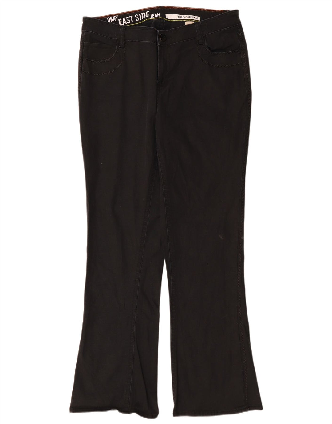 Dkny Jeans Bootcut para Mujer US 16 2XL W32 L31 Algodón Negro