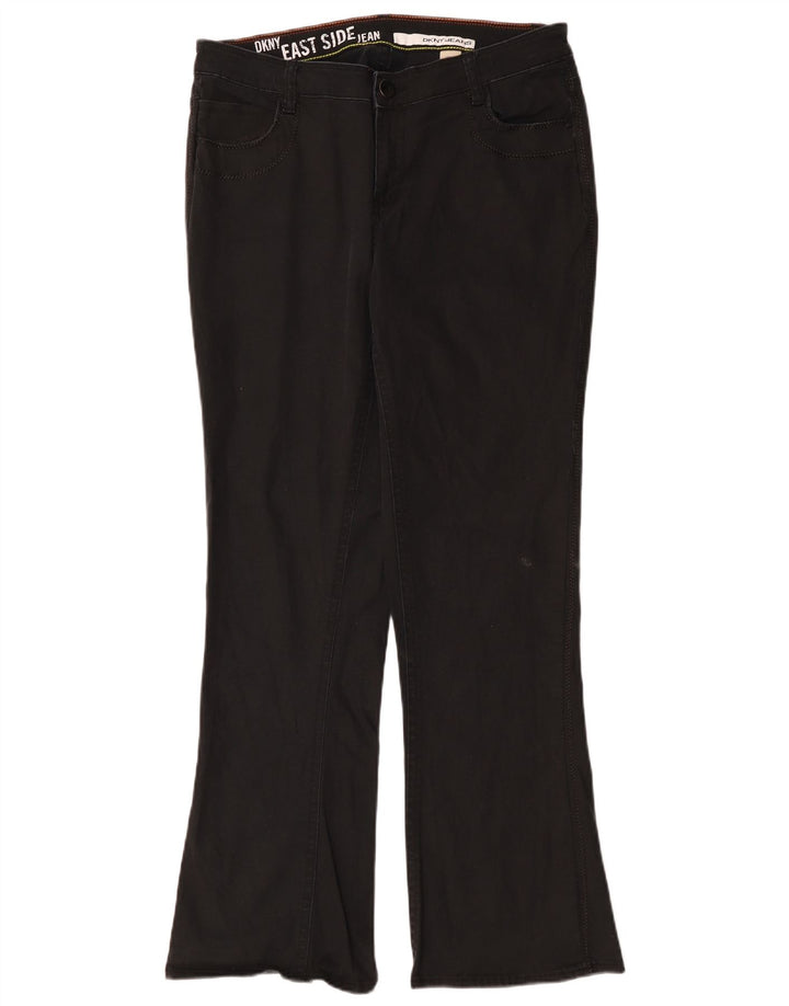 Dkny Jeans Bootcut para Mujer US 16 2XL W32 L31 Algodón Negro