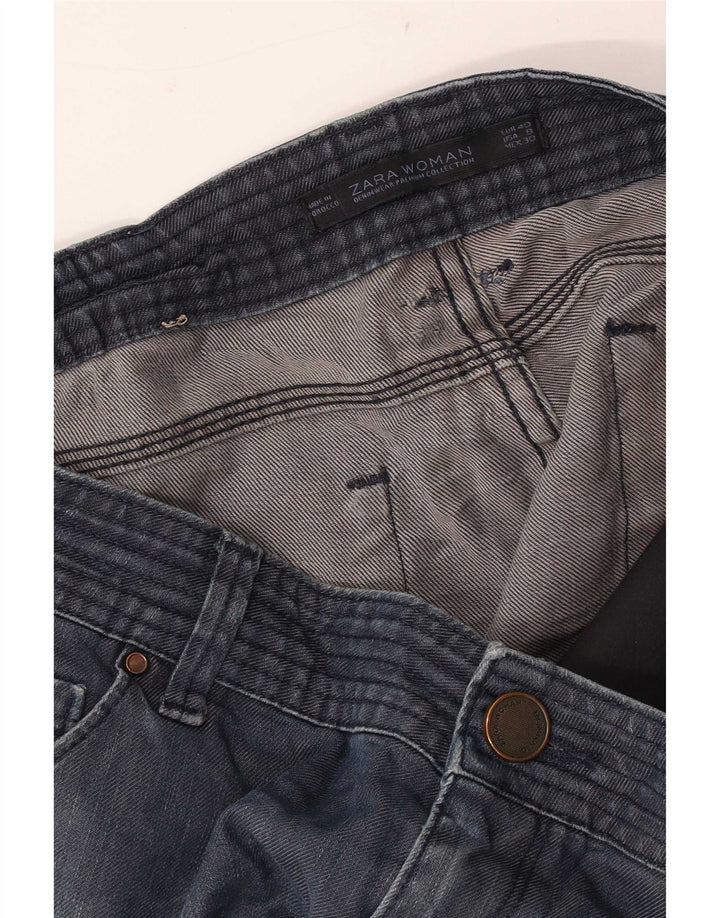 Zara Mujer Vaqueros Slim EU 40 Medium W30 L30 Azul Marino