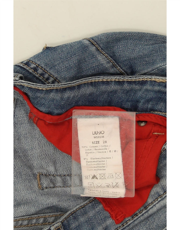 Vaqueros rectos para mujer LIU JO W28 L30 Algodón azul