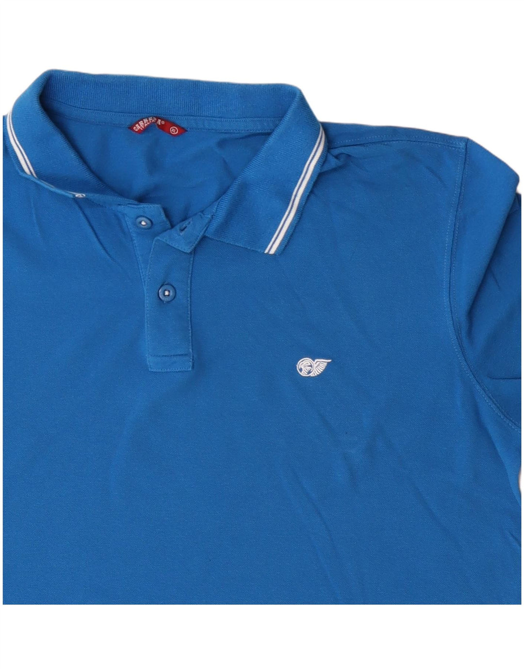 Polo Carrera Hombre XL Algodón Azul