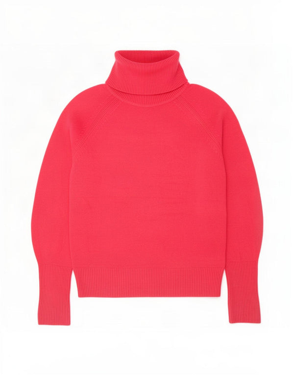 Marks & Spencer Suéter Corto con Cuello Redondo para Mujer UK 10 Small Pink
