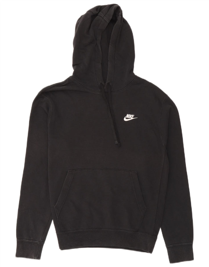 Nike - Sudadera con capucha para hombre, talla pequeña, algodón negro