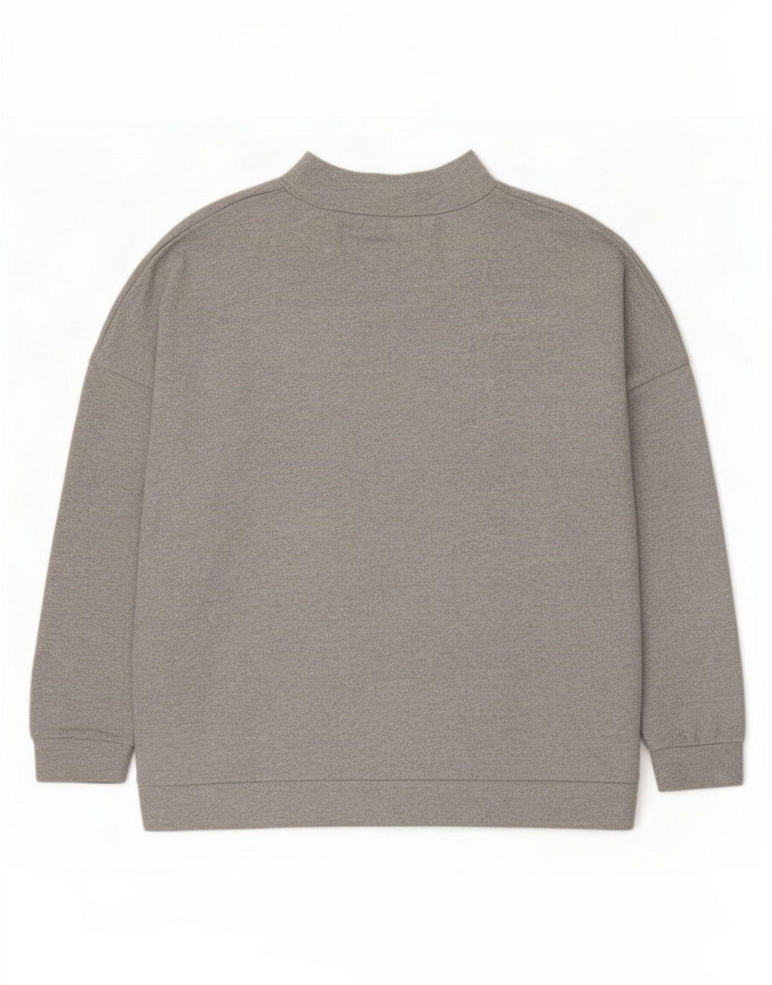 Marks & Spencer Jersey con Cuello Alto para Mujer UK 24 4XL Poliéster Gris