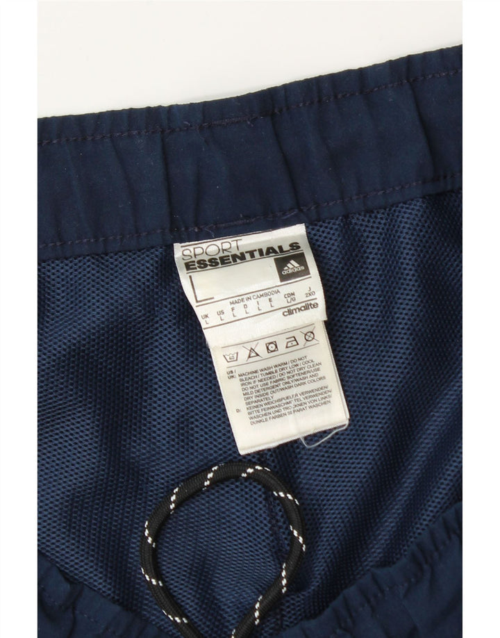 Adidas Mens Climalite Sport Shorts Grande Azul Marino Poliéster