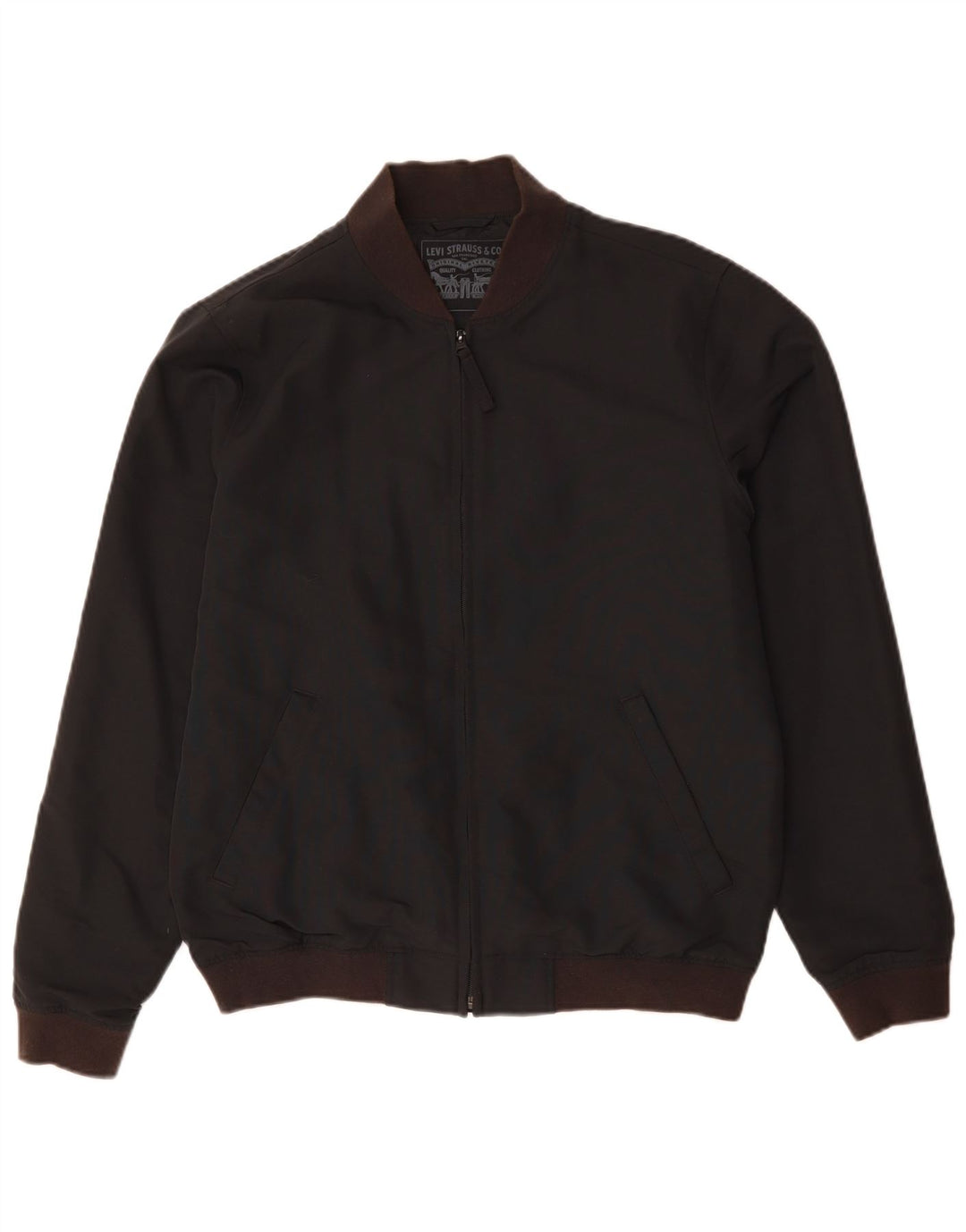 Levi's Chaqueta Bomber para Hombre UK 38 Mediana Poliamida Negra