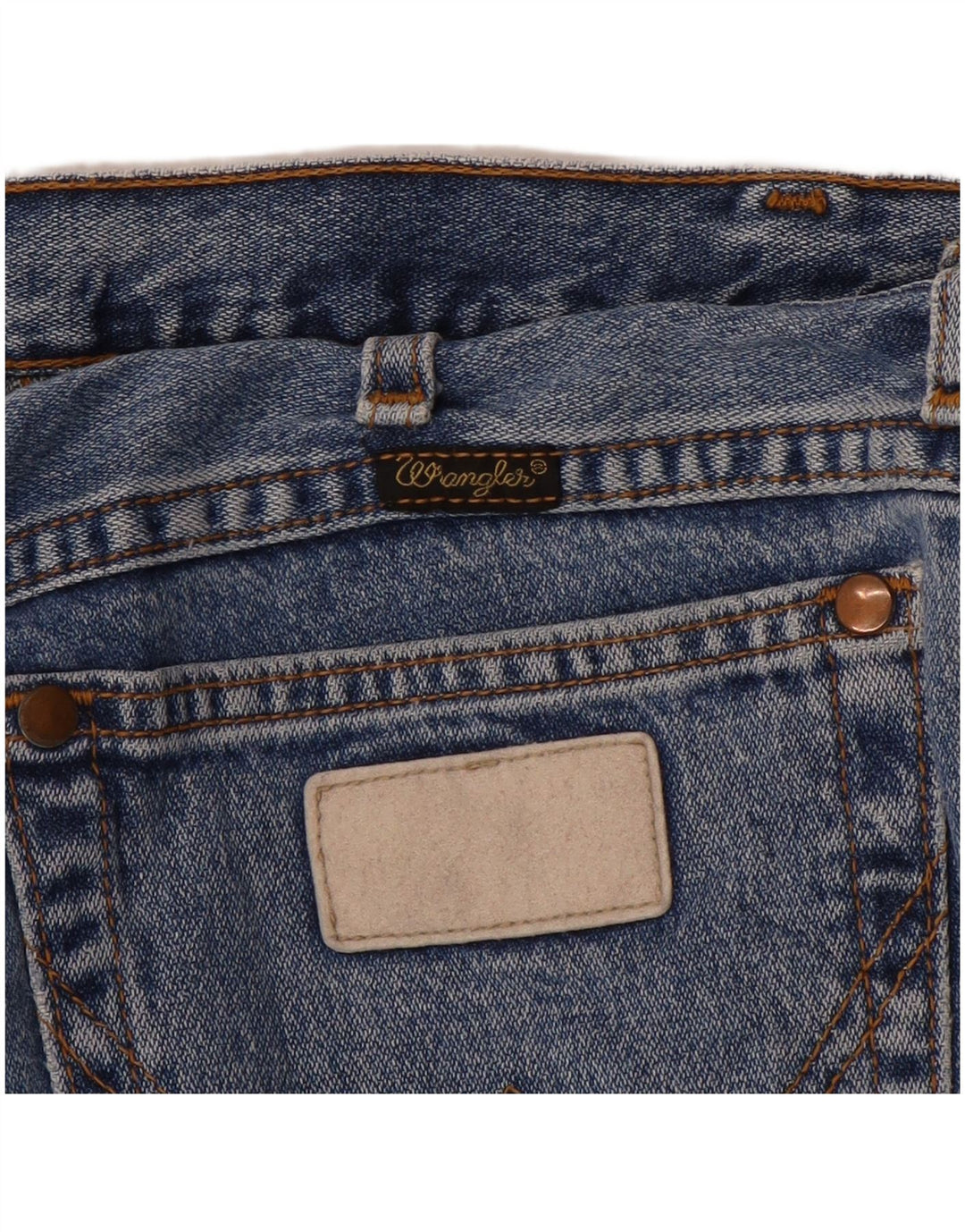 Vaqueros Wrangler Hombre Rectos W32 L32 Azul