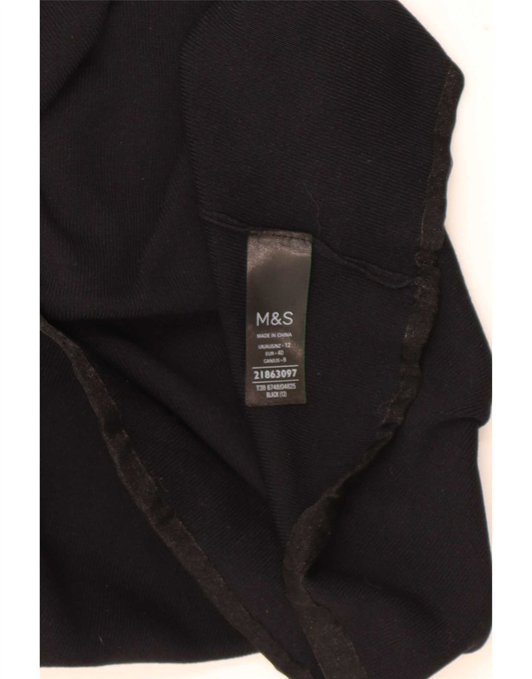 Marks & Spencer - Camiseta sin mangas para mujer, talla 40, talla mediana, viscosa negra
