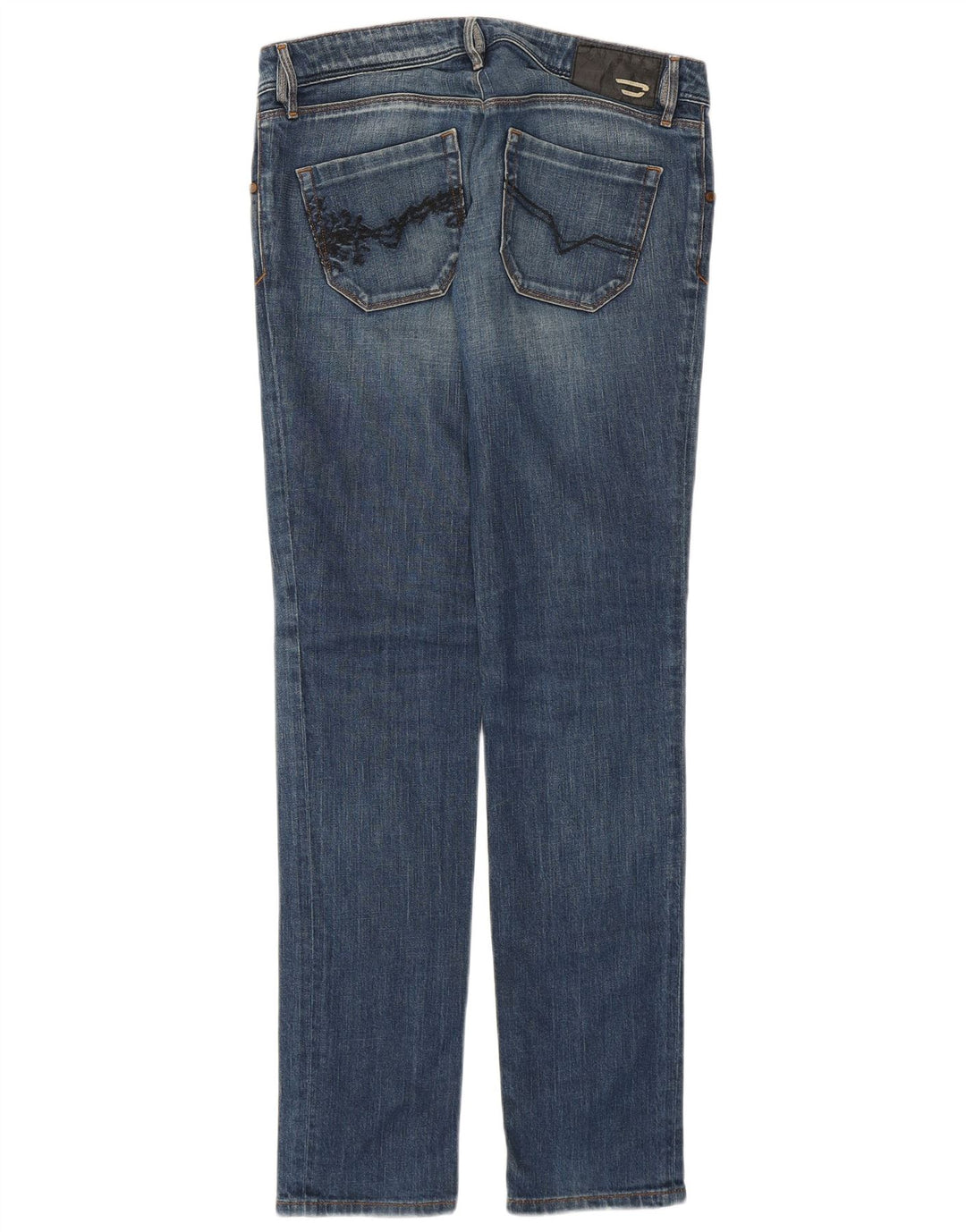 Diesel Mujer Nevy Slim Jeans W27 L32 Algodón Azul