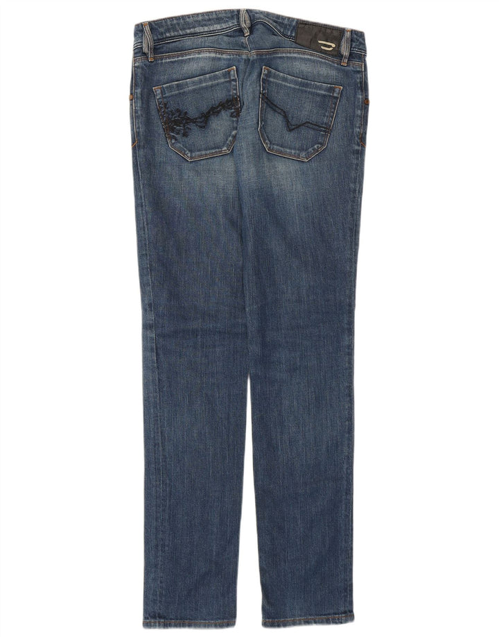 Diesel Mujer Nevy Slim Jeans W27 L32 Algodón Azul