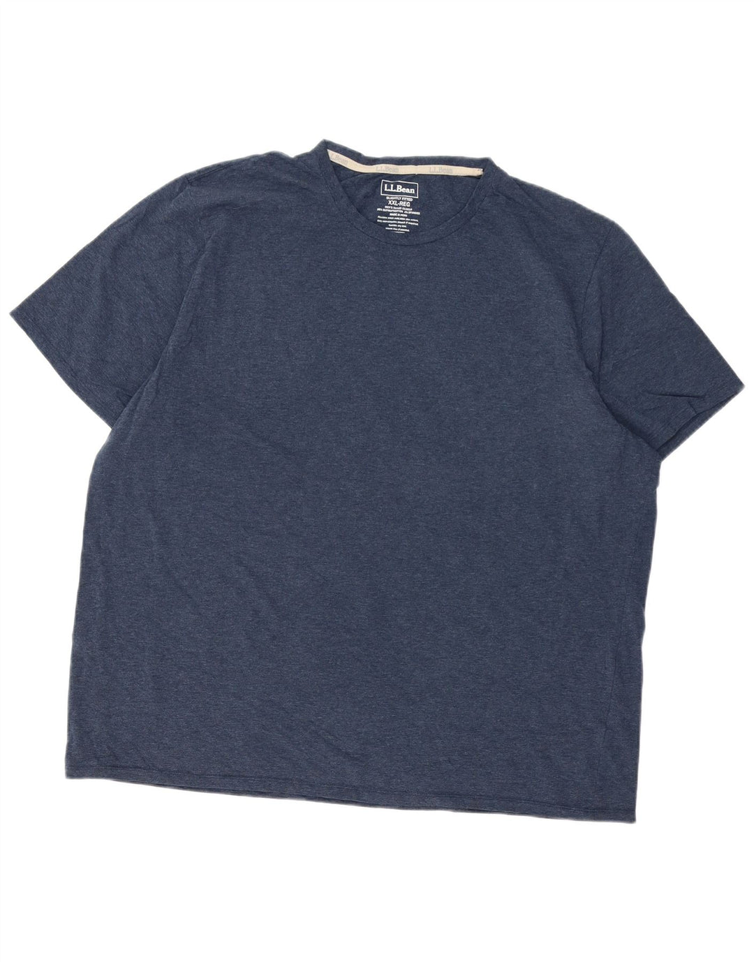 L.L.BEAN Camiseta ligeramente ajustada para hombre Top 2XL Algodón azul marino