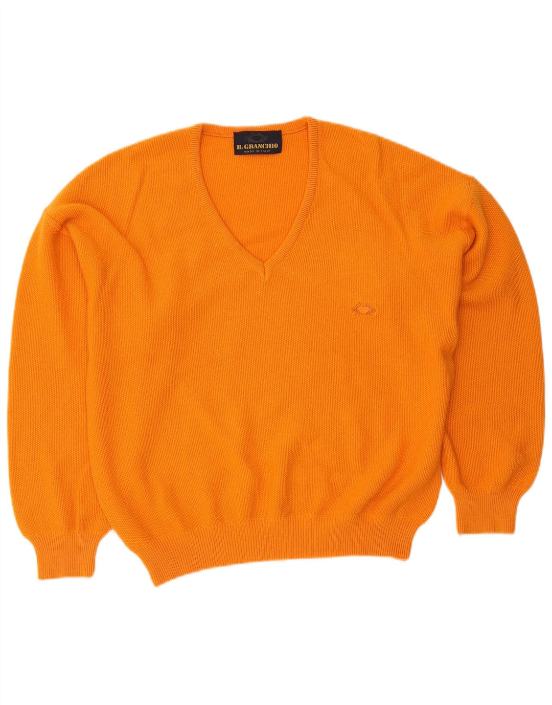 Il Granchio Jersey Con Cuello De Pico Naranja Medio |
