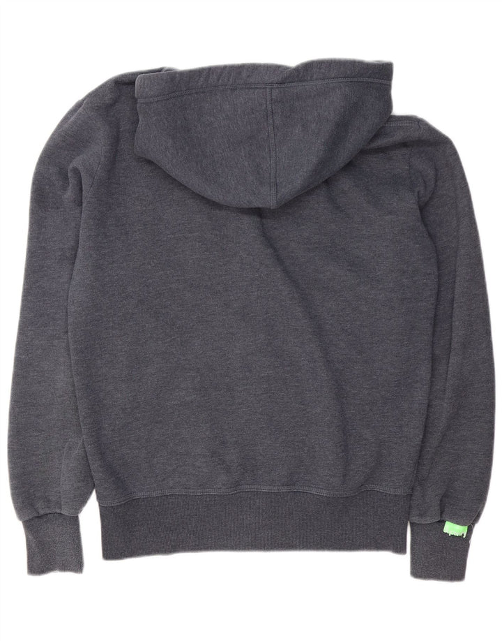 Superdry Hombre Sudadera Con Capucha Y Cremallera De Algodón Gris Medio