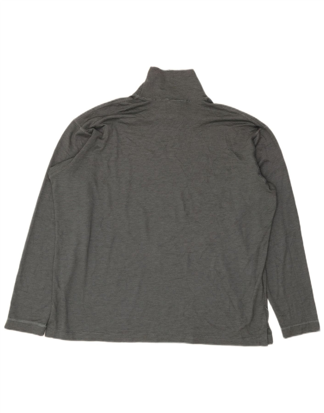 Patagonia Hombre Top Manga Larga Poliéster Gris Grande A Rayas