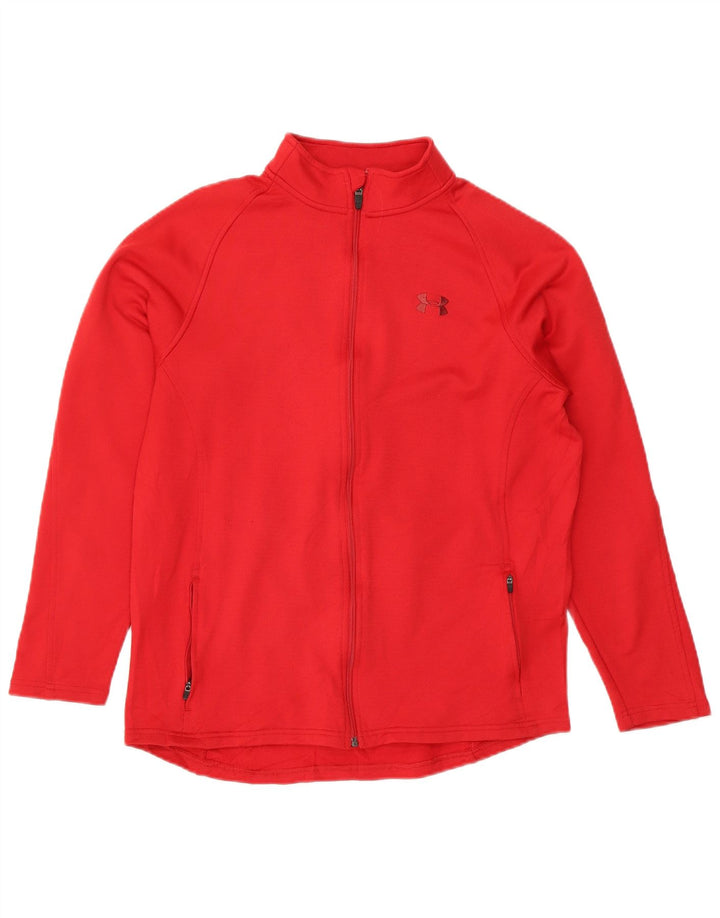 Under Armour - Chaqueta de chándal para mujer, talla 40, poliéster rojo grande